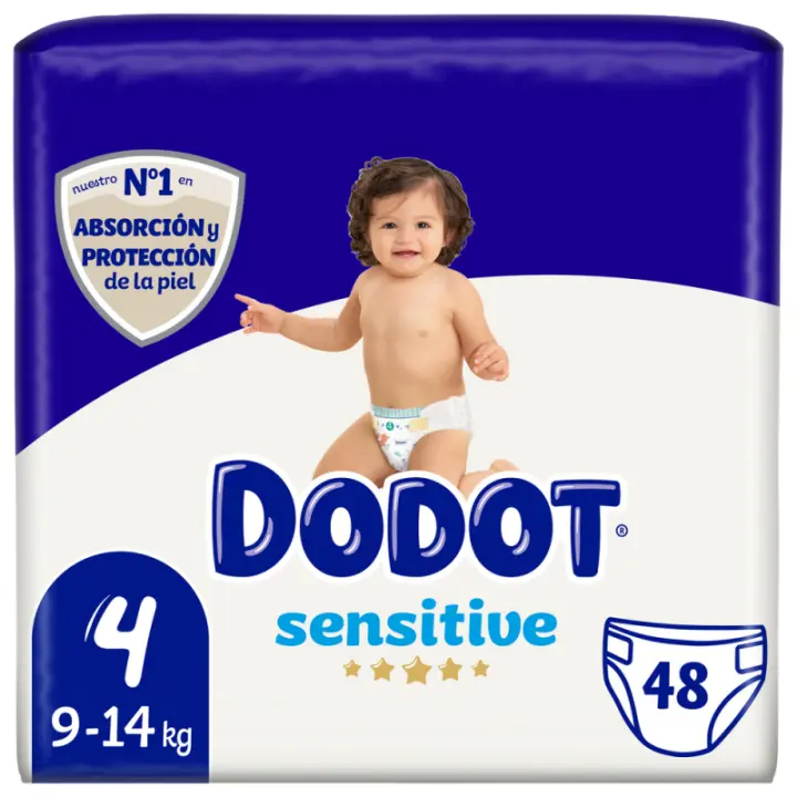 DODOT SENSITIVE TALLA 4 48 UNIDADES - 1