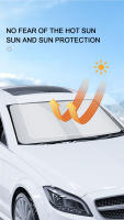 SEAMETAL Pantalla De Sol Para Coche Cubierta De Ventanas Frontales Espejo Solar Aislante De Calor Paraguas Para Accesorios De Coche - details 3