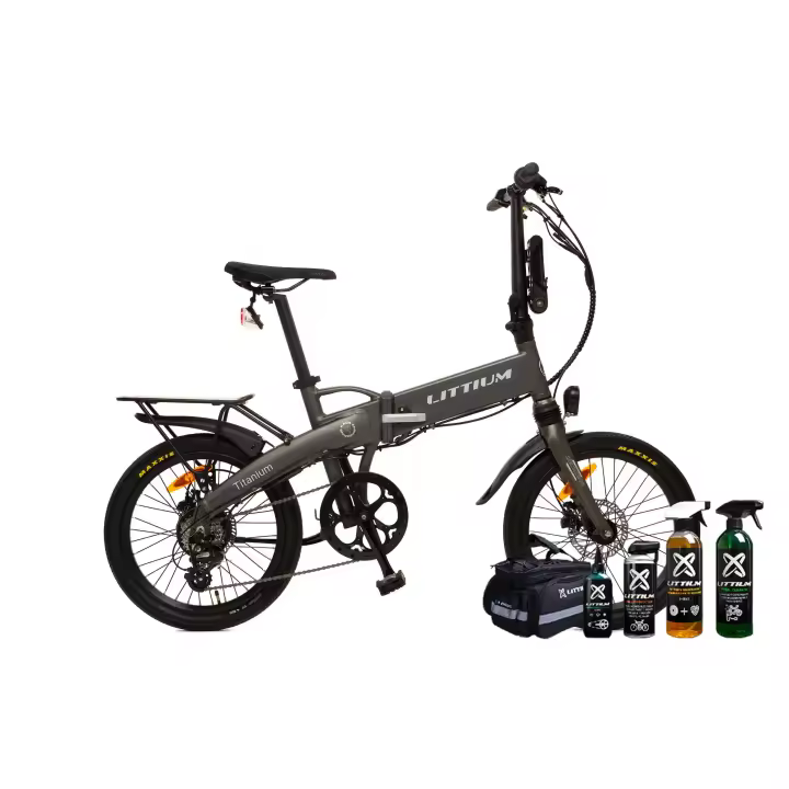 Bicicleta eléctrica plegable Littium Ibiza Titanium 10,4 - Nuevo Precintado - Littium - 1