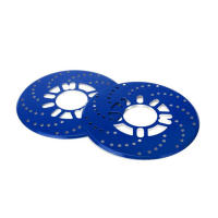 Cubierta de Rotor de Freno de Disco 2pcs para Cubo de Freno de 14" Decorativa de Aluminio a Prueba de Polvo para Auto Rueda Trasera - details 6