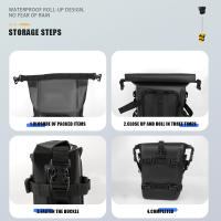 Bolsa De Tanque De Combustible Para Motocicleta 8L Set Universal Para Off-Road Con Base Bolsa De Aceite De Viaje Deportivo De Montaña Rusa - details 16
