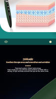 Instrumento de belleza para ojos, instrumento de introducción de instrumentos de belleza para ojos, masajeador de ojos con microcorriente, lápiz para ojos de belleza para levantamiento en el hogar, verde oscuro para la cara - details 6