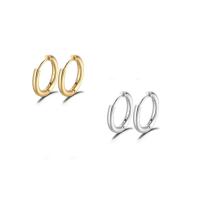 S&LE CHIC-Pendiente Aro Circular en Tonos Dorado y Plateado: Estilo Unisex para Mujeres y Hombres - details 0