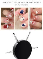 Herramienta De Arte De Uñas 6 En 1 Dots Different Head Flying Disc Taladro De Uñas Multiuso Boli De Pintura DIY Para Uñas - details 8