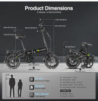 2025 Samebike Bicicleta Eléctrica plegable de 14 pulgadas Yinyu 14 36v7.8ah Bapería de Lithium desmontable de Alta velocdad Disco de motor de cube trasero - details 11