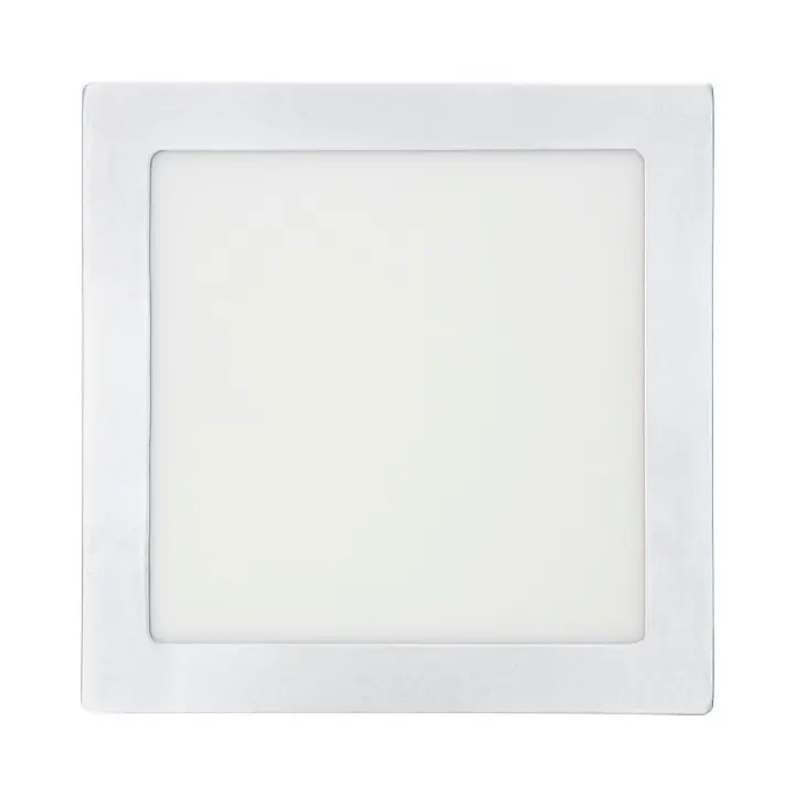 downlight led superficie cuadrado 20w 1500lm 4000k luz dia blanco 22x22x3,5cm edm - 1