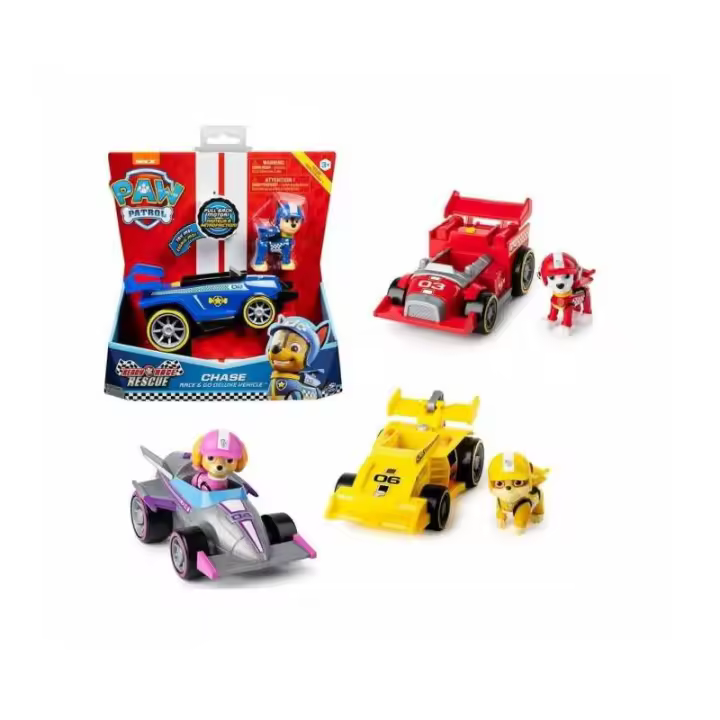 PAW PATROL VEHICULO Y FIGURA CON SONIDOS RAGE&GO DE BIZAK - 1