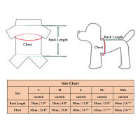 Chaleco De Perro De Algodón Azul Con Collar Redondo Para Teddy Bulldog Ropa De Gato Estilo Casual Primavera Verano - details 0