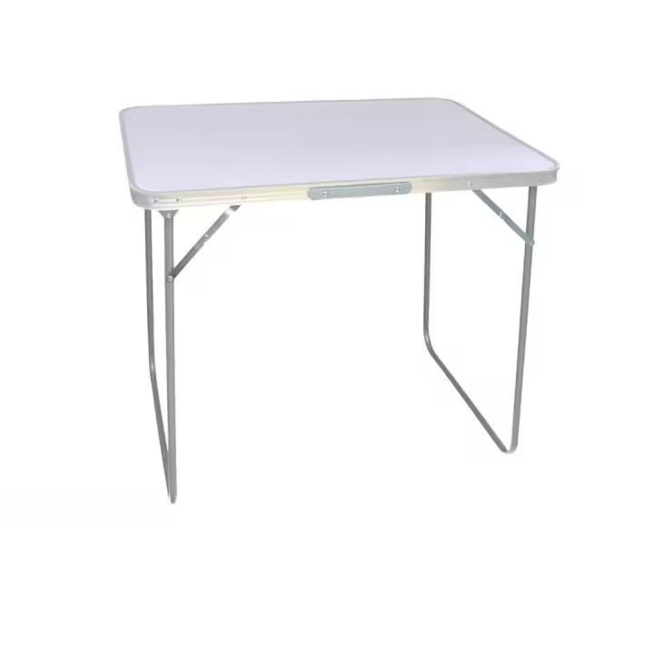 Gerimport Mesa de Camping Plegable Borde de aluminio 80x60x70cm - 1