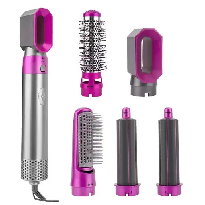 Cabeza de pelo 5 en 1, Cabeza de Aire Caliente con tapa de pelo intercambiable, iónico negative de Alta velocdad - 1