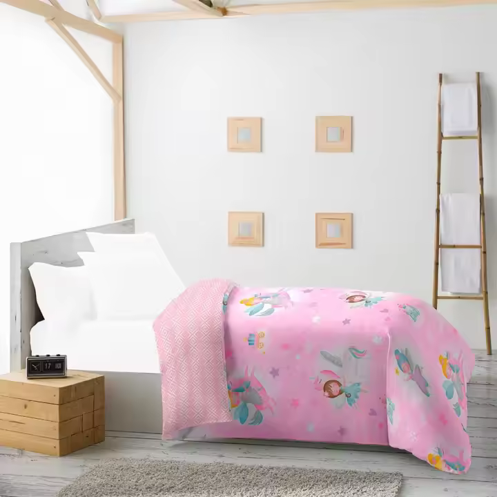 DECASATEXTIL -Edredon Nordico Invierno Infantil Cama 90/105 cm Microfibra Estampado – Reversible- Suave, cómodo, Ligero y Transpirable – ¡CREA un Dormitorio mágico Hoy Mismo! - 1