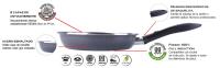Magefesa K2 Gransasso set de 3 sartenes 18/20/24 cm. Exterior gris, antiadherente bicapa efecto piedra, aptas para todo tipo de cocinas, especial inducción. Hasta 50% de ahorro energético. - details 3