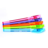 Office Box Bolígrafos TK Colors - Bolígrafos de Tinta Semigel con Punta Metálica y Cuerpo Triangular en Acabado Soft Touch - details 3