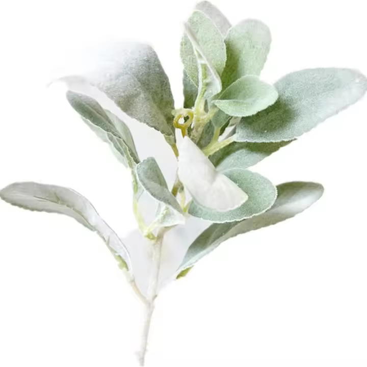 5PCS Plantas Artificiales De Orela De Conejo Decoración De Boda Y Navidad Para Vaso Hogar Scrapbooking Regalos Caja Jardín De Otoño - 1