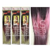 Bellas Extensiones - X-pression Ultra Braid Pre-Peigne / - 100% Kanekalon - (3 paquetes) - DISPONIBLE EN 38 COLORES - Extensión de pelo para hacer trenzas 116,84 cm, 160 g por paquete - Cabello sintetico 100% fibra sintética - Fibra trenzada - details 19