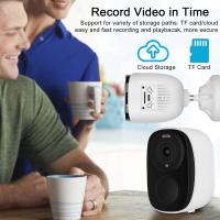 Cámara de seguridad 2K inalámbrica para exteriores, cámara WiFi de 2.4G/5G alimentada por batería para seguridad del hogar, cámara de vigilancia impermeable con detección de movimiento PIR, visión - details 5