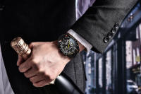 Reloj De Pulsera Masculino PAGANI DESIGN 1701 Luna De Cuarzo Lujo Con Cronógrafo Cristal De Esmeril Resistente Al Agua Para Hombres - details 6