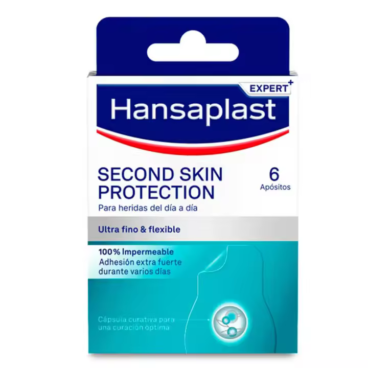 Hansaplast Second Skin Protección 6 Parches 73 Mm X 36 mm - 1