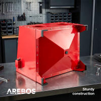 AREBOS Cabina de chorro de arena Unidad de arenado Sandstrahler 90 Liter - details 19