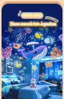 Proyector De Estrellas Para Niños Con Altavoz Bluetooth Lámpara De Noche Para Techo 12 Películas Regalos Exquisitos De Animal ABS Recargable - details 6
