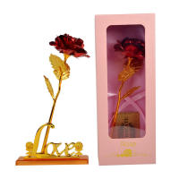 Caja De Regalo Creativa Con Rosas De Oro Para Día De San Valentín Día Del Maestro Regalo Original Para Aniversarios Cumpleaños Fiesta De Enlace Decoración Del Hogar - details 4