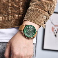 Reloj De Pulsera BENYAR Para Hombre Lujo Deportivo Impermeable Cronógrafo De Cuarzo Correa De Silicona Reloj Militar - details 14