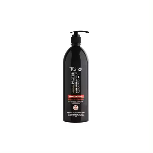 Tahe Mascarilla Capilar Multifuncional Cabellos Secos Gold Protein 1000 ml - 1