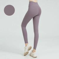 Leggings De Fitness Para Mujer Outdoor Elevación De Abdomen Pantalones De Yoga Elásticos Y Stretch En Color Nude - details 3
