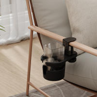 Soporte De Taza Para Escritorio Universal Ajustable Con Soporte De Brazo Y Base De Giro De 360 Grados Anti Caída Para Bebidas - details 3