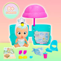 Bebés Llorones Lágrimas Mágicas Tropical Beach Babies Lora | Muñeca Coleccionable Que Llora lágrimas de Verdad con Bañador y 4 Accesorios - Juguete para niñas y niños +3 Años - details 1