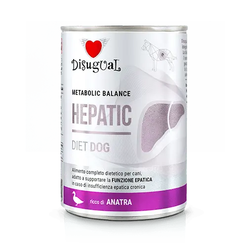 Disugual Perros Hepático con Pato 6x400 gr - 1