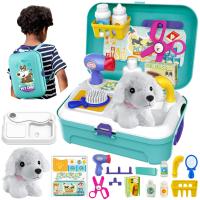Kit de juguetes para el cuidado de mascotas con juego de rol, aseo, alimentación y mochila para niños de 3, 4 y 5 años - Apto para niñas y niños - details 4
