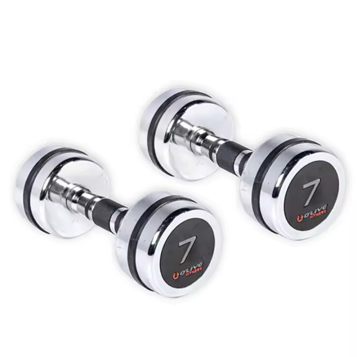 Mancuernas Cromadas O'Live Fitness, 7 Kg - 1