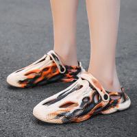 Zapatillas De Hombre Camuflaje Plataforma Exterior Verano Clogs Zapatos Mujer Playa Sandalias Hombre Suaves EVA Interior Casa Slides Amor Flip Flops - details 27