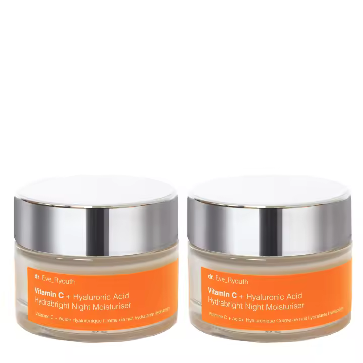 Hidratante de noche Hydrabright con 2 vitaminas C y ácido hialurónico (50 ml) - 1
