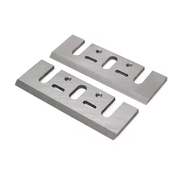 Cuchillas de cepilladora eléctrica de 2 piezas Cuchillas de cepilladora de acero de alta velocidad reversibles para herramienta eléctrica - 1