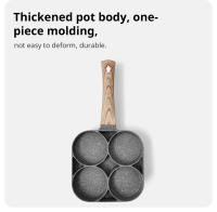 Sartén Para Huevos Y Panecillos Antideslizante De 4 Agujeros Cocina Inducción Sartén De Huevo Y Steaks Resistentes Al Calor Para Desayuno - details 4