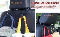 Gancho Universal Para Asiento De Coche Soporte De Almacenamiento Para Espalda De Asiento Auto Organizador Para Bolso De Mano Bolsa Ropa Chaqueta - details 0