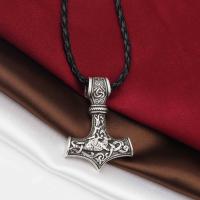 Collar De Runas Escandinavas Con Amuleto De Thor Mjolnir Y Vegvisir Colgante De Ancora En Acero Inoxidable Para Hombres Joyería Moda Unisex - details 4