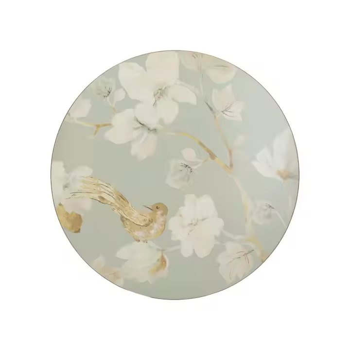 CREATIVE TOPS Tapas Creativas de Huevo de Pato Floral, Ave Corcho, Respaldo, manteles Redondos, 4 Unidades - 1