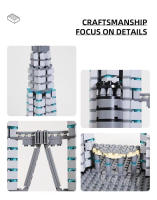 Bloques De Construcción De La Torre Petronas De Kuala Lumpur Juguetes De Bloques De Construcción Para Niños Regalo Para Adultos Compatible Con Lego ABS Sin Batería - details 3
