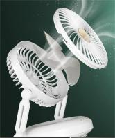 Ventilador de Mesa, Oscilación Automática de 120°, Iluminación LED, Ventilador Silencioso USB, Adecuado para el Hogar, Oficina, Dormitorio - details 5