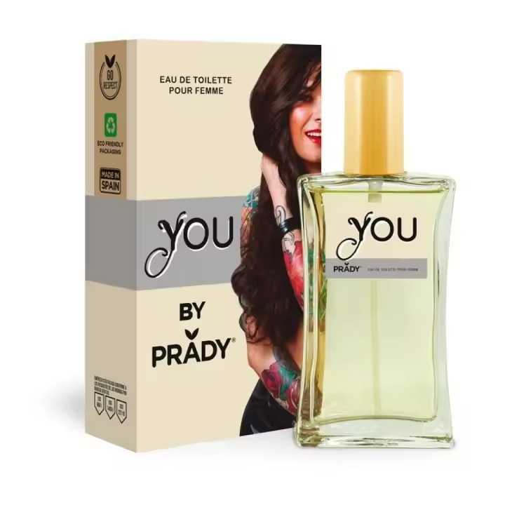 COLONIA DE MUJER YOU PRADY PARFUMS - FRAGANCIAS DE MODA MAS EXITOSAS PARA ELLA - 90 ML - 1