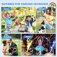 Máquina De Burbujas Automática Con 2 Ventiladores Producción De 50000+ Burbujas Por Minuto Juguetes Portátiles Para Niños - details 4