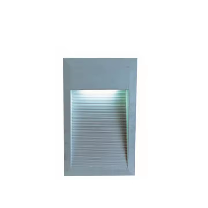 ORION91 Donclaif Aplique LED Empotrable Inox IP54 1,5w 128lm Blanco Neutro 4000K 234x140x84mm Nine&One Premium - Alta Calidad - 1
