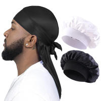 Pañuelo De Cabeza Largo Para Hombres Y Mujeres 2/3PCS Durag De Seda Tapabocas De Noche Estilo Pirata Bufanda De Sueño Unisex Bandana Turbante Hijab Multifuncional Para Todas Las Estaciones - details 11