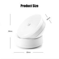 Lámpara Nocturna Recargable USB Con Sensor De Movimiento 360° PIR Luz LED Eficiente Para Dormitorio Armario Cerca De La Cama Escaleras Inteligente - details 9