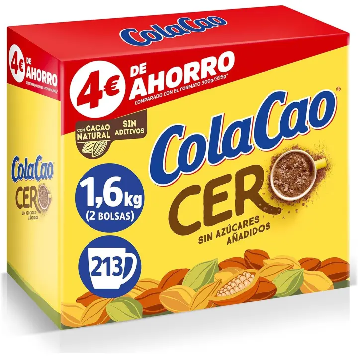 Cola-Cao 0% bolsa 1.6kg - 1