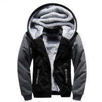 Chaqueta De Fleece Para Hombres Camuflaje Cremallera Y Capucha Abrigo Invernal Manga Larga Casual Streetwear - details 7