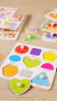 Puzzles De Madera Montessori Juguetes Educativos Para Bebés Tablero De Aprender Con Vehículos Animales Y Frutas 3D - details 4
